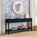 Lark 65 in. W Rectangular Wood 3 Drawer Console Table with Lower Open Shelf by Butler Specialty Company