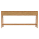 Lark 65 in. W Rectangular Wood 3 Drawer Console Table with Lower Open Shelf by Butler Specialty Company