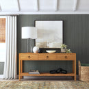 Lark 65 in. W Rectangular Wood 3 Drawer Console Table with Lower Open Shelf by Butler Specialty Company