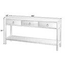 Lark 65 in. W Rectangular Wood 3 Drawer Console Table with Lower Open Shelf by Butler Specialty Company