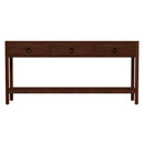 Lark 65 in. W Rectangular Wood 3 Drawer Console Table with Lower Open Shelf by Butler Specialty Company