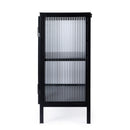 Hoxton 31 in. W Rectangular Ribbed Glass and Metal Accent Cabinet by Butler Specialty Company