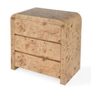Cora 32 in. W Rectangular Waterfall Edge Wood 3 Drawer Small Chest by Butler Specialty Company