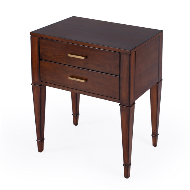 Kai 24 in. W Rectangular Wood 2 Drawer End Table by Butler Specialty Company