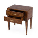 Kai 24 in. W Rectangular Burl Wood 2 Drawer End Table by Butler Specialty Company