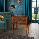 Kai 24 in. W Rectangular Burl Wood 2 Drawer End Table by Butler Specialty Company