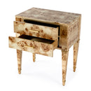 Kai 24 in. W Rectangular Burl Wood 2 Drawer End Table by Butler Specialty Company