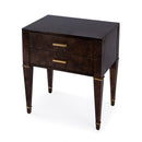 Kai 24 in. W Rectangular Burl Wood 2 Drawer End Table by Butler Specialty Company
