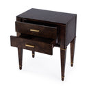 Kai 24 in. W Rectangular Burl Wood 2 Drawer End Table by Butler Specialty Company