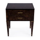 Kai 24 in. W Rectangular Burl Wood 2 Drawer End Table by Butler Specialty Company