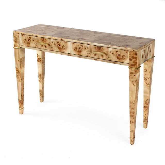 Kai 45 in. W Rectangular Burl Wood 2 Drawer Console Table by Butler Specialty Company