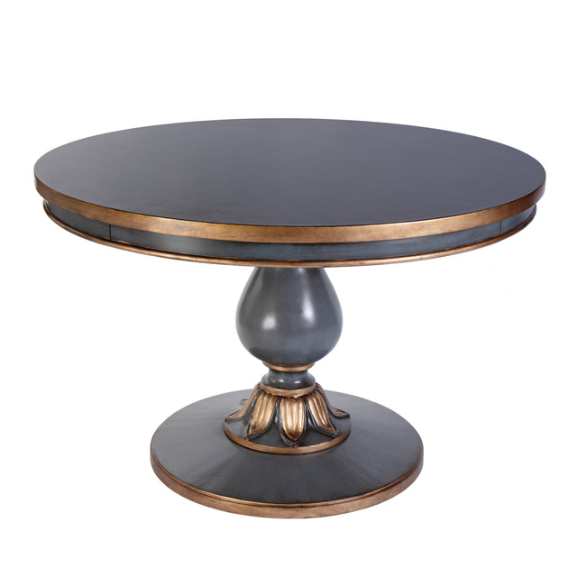 Evie 48 in. W Round Wood Single Pedestal Dining Table by Butler Specialty Company