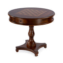 Fredrik 34 in. W Round Wood Pedestal Base Game table by Butler Specialty Company