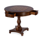 Fredrik 34 in. W Round Wood Pedestal Base Game table by Butler Specialty Company