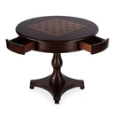 Fredrik 34 in. W Round Wood Pedestal Base Game table by Butler Specialty Company