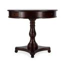 Fredrik 34 in. W Round Wood Pedestal Base Game table by Butler Specialty Company
