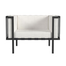 Norway Outdoor 33 in. W Upholstered and Metal Club Chair with Cushion by Butler Specialty Company