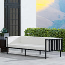 Norway Outdoor 76.5 in. W Rectangular Upholstered and Metal Patio Sofa with Cushions by Butler Specialty Company