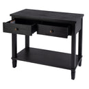 Flagstaff 36 in. W Rectangular Wood 2 Drawer Console Table with Lower Open Shelf by Butler Specialty Company