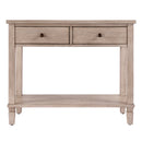 Flagstaff 36 in. W Rectangular Wood 2 Drawer Console Table with Lower Open Shelf by Butler Specialty Company