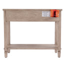 Flagstaff 36 in. W Rectangular Wood 2 Drawer Console Table with Lower Open Shelf by Butler Specialty Company