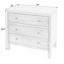 Nora 34 in. W Wood 3 Drawer Chest by Butler Specialty Company