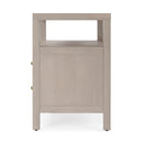 Nora 28 in. W Rectangular 2 Drawer Wide Nightstand with Open Shelf by Butler Specialty Company