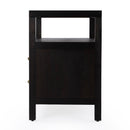 Nora 28 in. W Rectangular 2 Drawer Wide Nightstand with Open Shelf by Butler Specialty Company