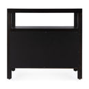 Nora 28 in. W Rectangular 2 Drawer Wide Nightstand with Open Shelf by Butler Specialty Company