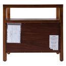 Nora 28 in. W Rectangular 2 Drawer Wide Nightstand with Open Shelf by Butler Specialty Company
