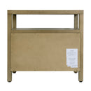 Nora 28 in. W Rectangular 2 Drawer Wide Nightstand with Open Shelf by Butler Specialty Company