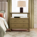 Nora 28 in. W Rectangular 2 Drawer Wide Nightstand with Open Shelf by Butler Specialty Company