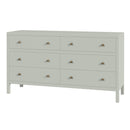 Nora 60 in W. Rectangular Wood 6 Drawer Dresser by Butler Specialty Company
