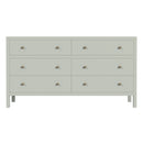 Nora 60 in W. Rectangular Wood 6 Drawer Dresser by Butler Specialty Company