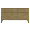 Nora 60 in W. Rectangular Wood 6 Drawer Dresser by Butler Specialty Company