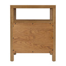 Nora 21 in. W Rectangular Wood 2 Drawer Nightstand with Open Shelf by Butler Specialty Company