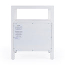 Nora 21 in. W Rectangular Wood 2 Drawer Nightstand with Open Shelf by Butler Specialty Company