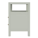 Nora 21 in. W Rectangular Wood 2 Drawer Nightstand with Open Shelf by Butler Specialty Company