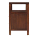 Nora 21 in. W Rectangular Wood 2 Drawer Nightstand with Open Shelf by Butler Specialty Company