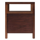 Nora 21 in. W Rectangular Wood 2 Drawer Nightstand with Open Shelf by Butler Specialty Company