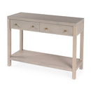 Nora 40 in. W Rectangular Wood 2 Drawer Console Table with Lower Open Shelf by Butler Specialty Company