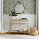 Nora 40 in. W Rectangular Wood 2 Drawer Console Table with Lower Open Shelf by Butler Specialty Company
