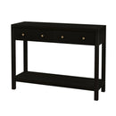Nora 40 in. W Rectangular Wood 2 Drawer Console Table with Lower Open Shelf by Butler Specialty Company