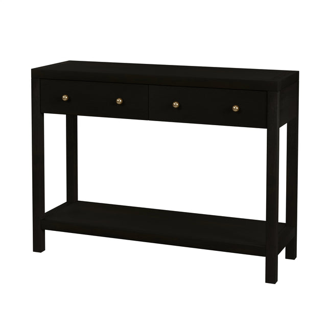 Nora 40 in. W Rectangular Wood 2 Drawer Console Table with Lower Open Shelf by Butler Specialty Company