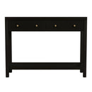 Nora 40 in. W Rectangular Wood 2 Drawer Console Table with Lower Open Shelf by Butler Specialty Company