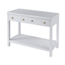 Nora 40 in. W Rectangular Wood 2 Drawer Console Table with Lower Open Shelf by Butler Specialty Company