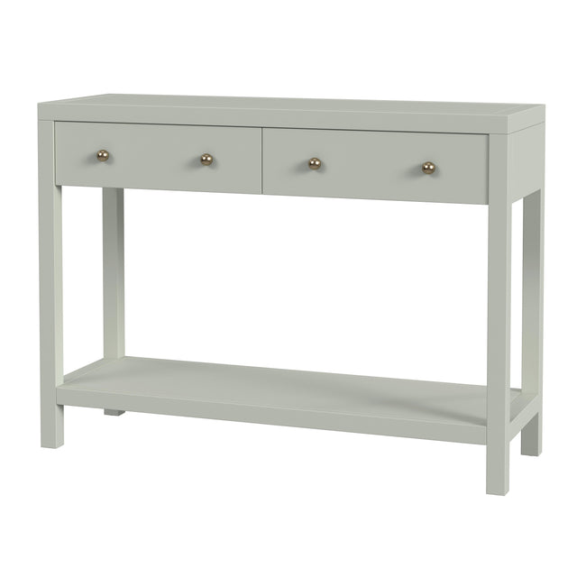 Nora 40 in. W Rectangular Wood 2 Drawer Console Table with Lower Open Shelf by Butler Specialty Company