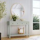 Nora 40 in. W Rectangular Wood 2 Drawer Console Table with Lower Open Shelf by Butler Specialty Company