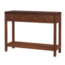 Nora 40 in. W Rectangular Wood 2 Drawer Console Table with Lower Open Shelf by Butler Specialty Company