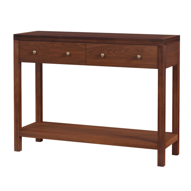 Nora 40 in. W Rectangular Wood 2 Drawer Console Table with Lower Open Shelf by Butler Specialty Company